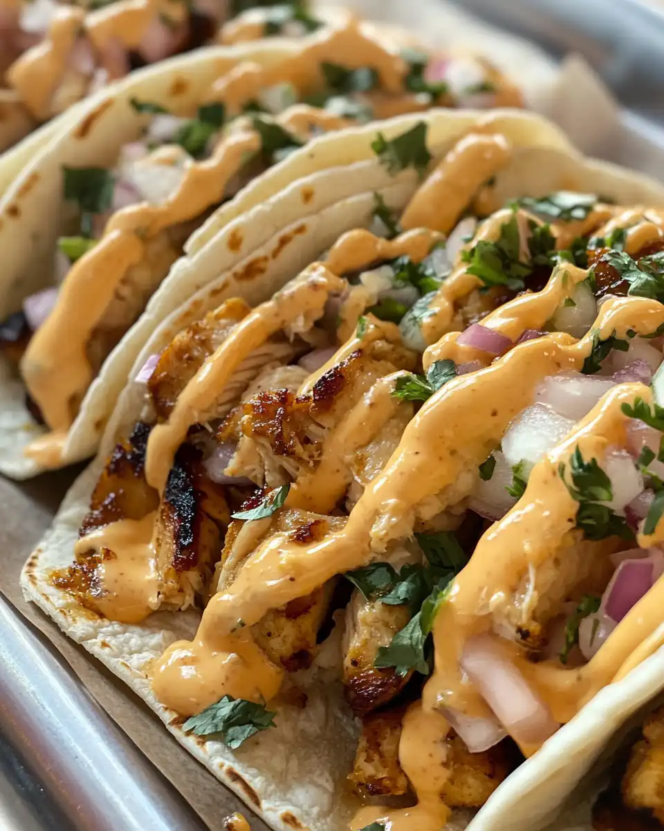 Steam and spices aroma from pressure cooker chicken tacos cooking