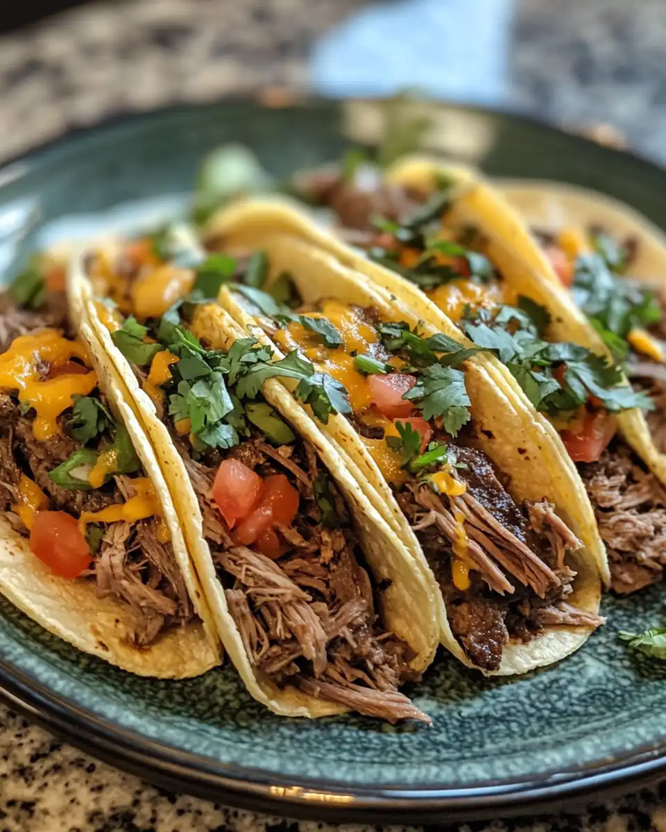 Ingredients for slow cooker chuck roast tacos including enchilada sauce and spices