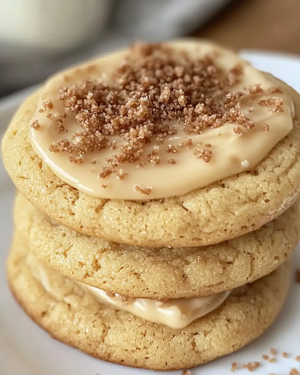 Ingredients layered for copycat biscoff cookies recipe