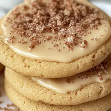 Copycat Biscoff Cookies taken with iphone 15 pro max --iw 2 --ar 4:5 --v 6.1 --raw