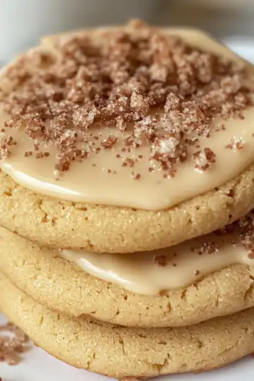 Copycat Biscoff Cookies taken with iphone 15 pro max --iw 2 --ar 4:5 --v 6.1 --raw