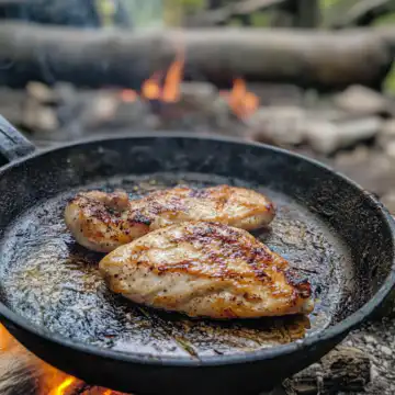 Copycat Campfire Chicken taken with iphone 15 pro max --iw 2 --ar 4:5 --v 6.1 --raw