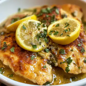Copycat Cheesecake Factory Chicken Piccata taken with iphone 15 pro max --iw 2 --ar 4:5 --v 6.1 --raw