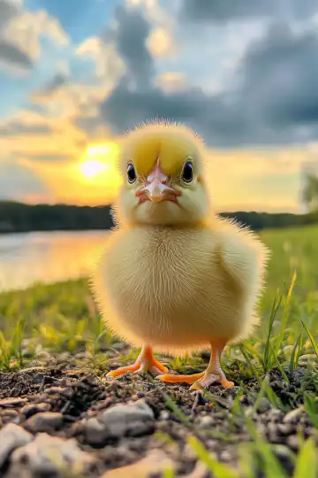 Copycat Chick taken with iphone 15 pro max --iw 2 --ar 4:5 --v 6.1 --raw