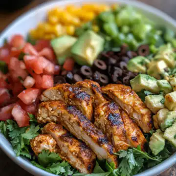 Copycat Chipotle Chicken Recipe For Salads, Bowls & More taken with iphone 15 pro max --iw 2 --ar 4:5 --v 6.1 --raw
