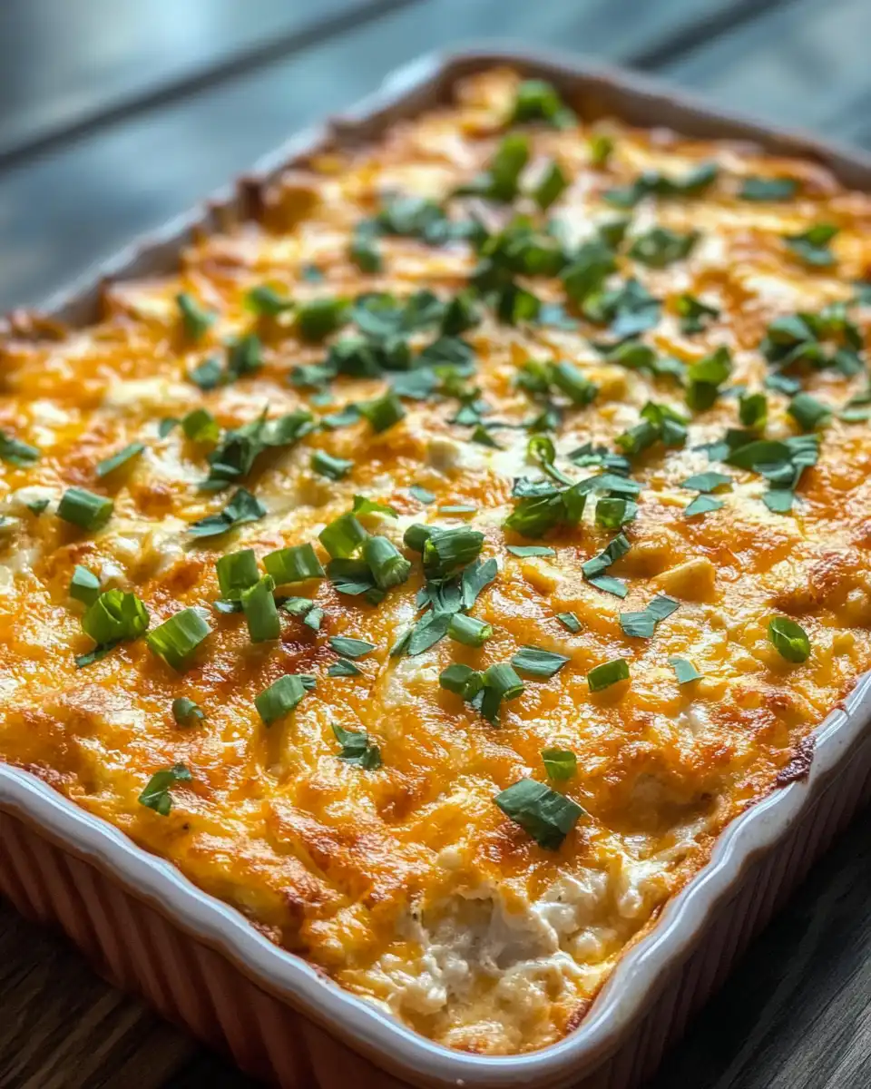 Cottage Cheese Buffalo Chicken Dip in a bowl, creamy and cheesy with spicy buffalo sauce