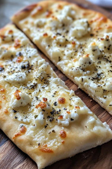 cottage cheese flatbread taken with iphone 15 pro max --iw 2 --ar 4:5 --v 6.1 --raw