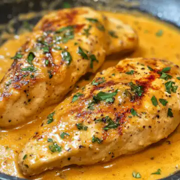 cowboy butter chicken quick pan seared chicken breast creamy taken with iphone 15 pro max --iw 2 --ar 4:5 --v 6.1 --raw