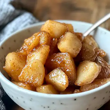 Cracker Barrel Fried Apples Recipe In The Slow Cooker taken with iphone 15 pro max --iw 2 --ar 4:5 --v 6.1 --raw