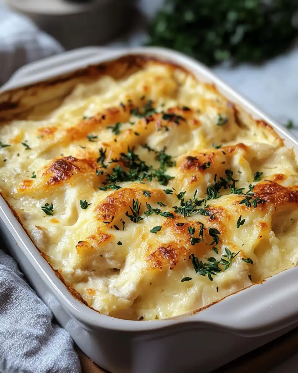 Pressure cooker sealed with rich aromas rising from creamy low-carb chicken casserole