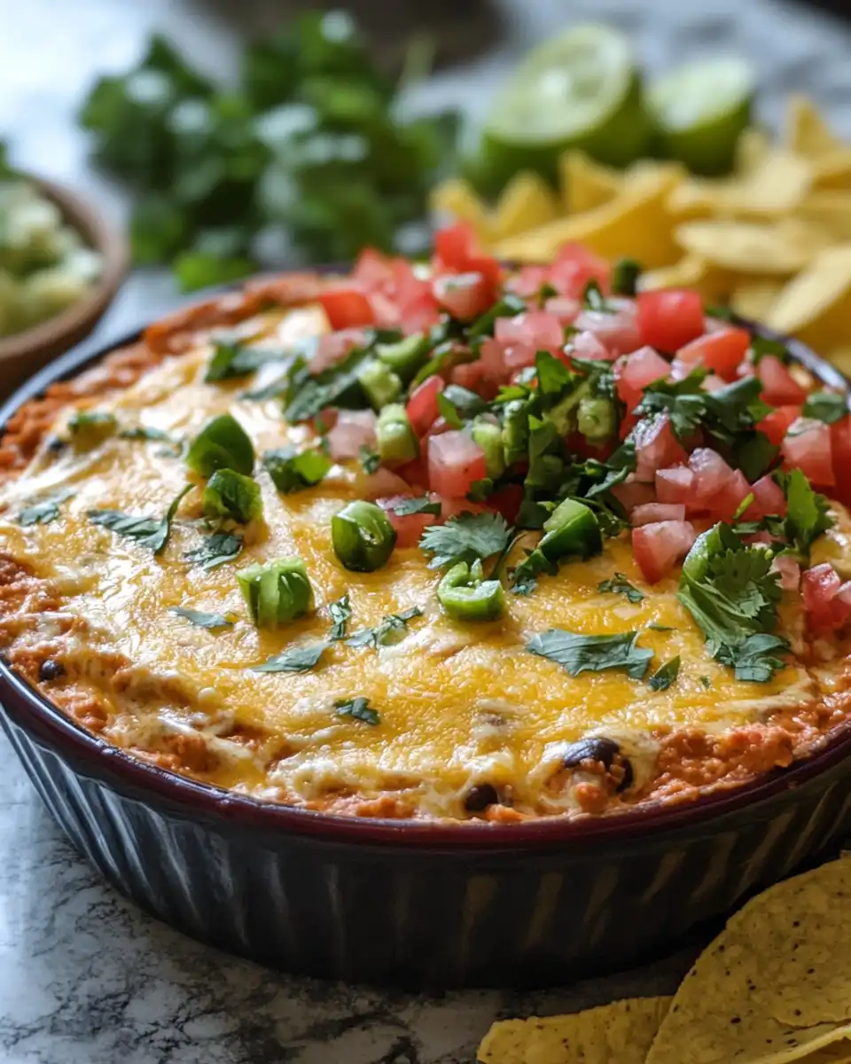 Pressure cooker steaming creamy taco dip in pot