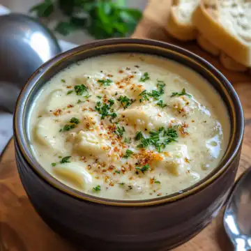 creamy white lasagna soup taken with iphone 15 pro max --iw 2 --ar 4:5 --v 6.1 --raw