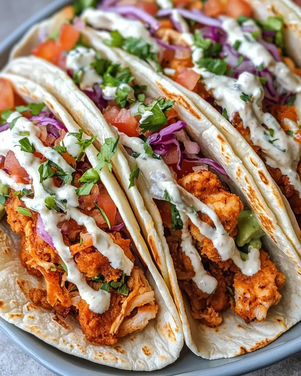 Ingredients for honey chipotle chicken tacos laid out