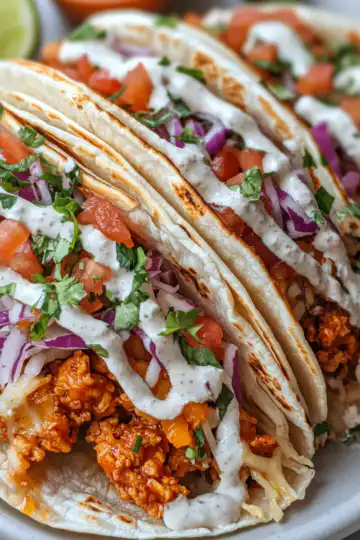 crispy honey chipotle chicken tacos taken with iphone 15 pro max --iw 2 --ar 4:5 --v 6.1 --raw