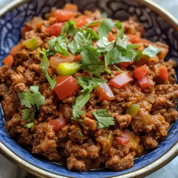 Crockpot Taco Meat taken with iphone 15 pro max --iw 2 --ar 4:5 --v 6.1 --raw