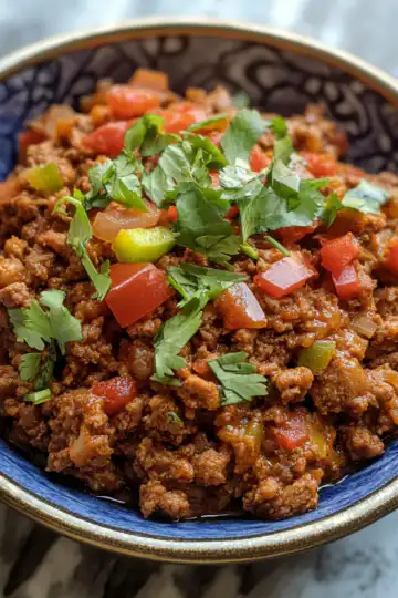 Crockpot Taco Meat taken with iphone 15 pro max --iw 2 --ar 4:5 --v 6.1 --raw