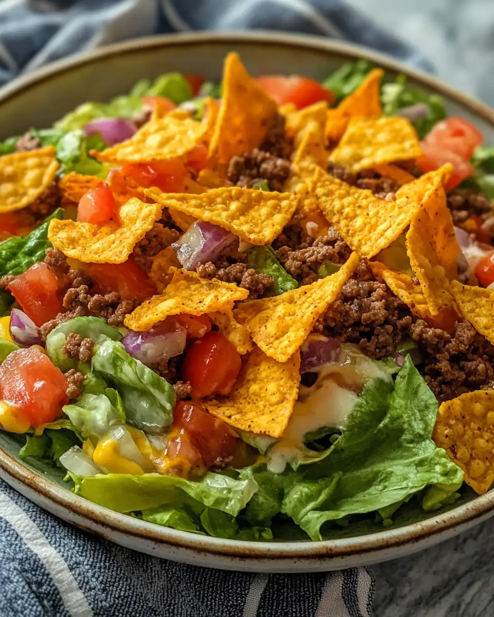 Cooking taco meat with seasoning in skillet