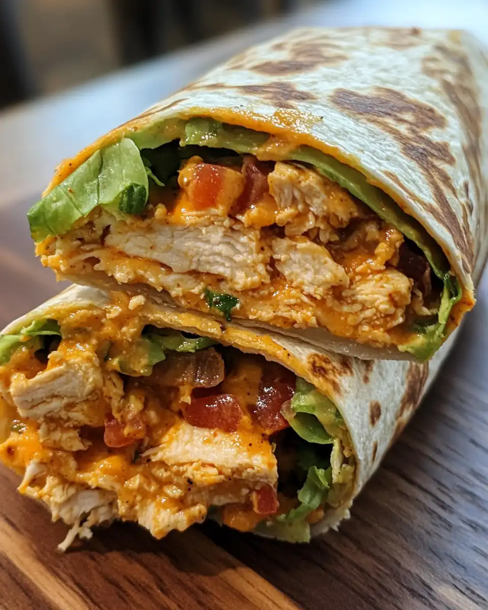 Ingredients for Southwest Chicken Wraps laid out on kitchen counter