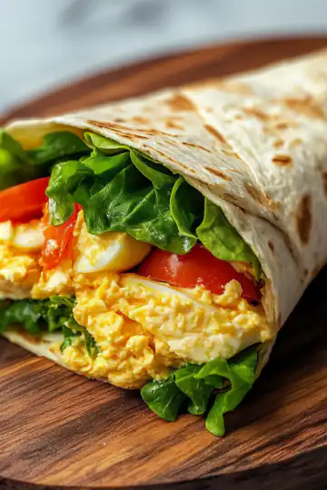 Devilled Egg Mayo Wrap taken with iphone 15 pro max --iw 2 --ar 4:5 --v 6.1 --raw