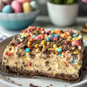 easter dirt cake casserole taken with iphone 15 pro max --iw 2 --ar 4:5 --v 6.1 --raw