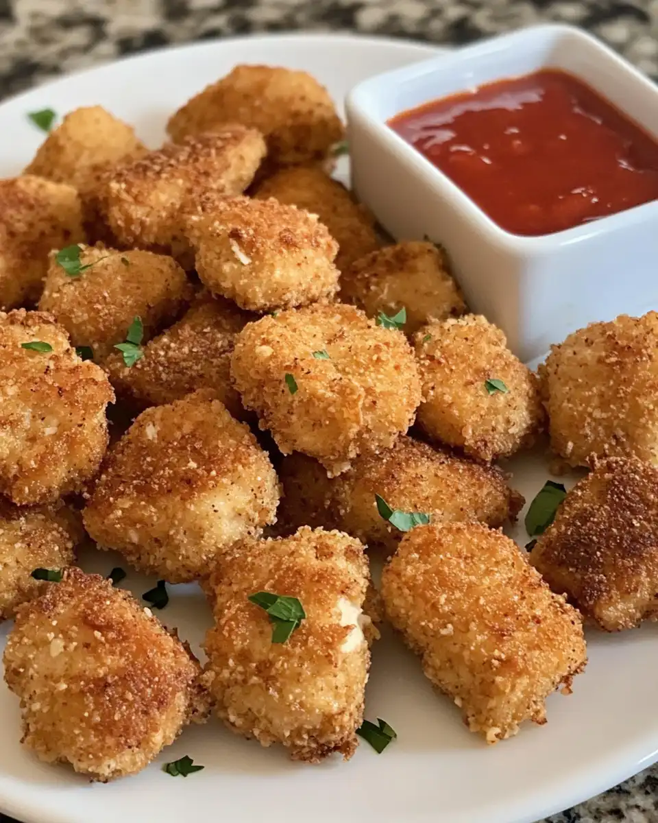 Ingredients for homemade baked chicken nuggets spread on counter