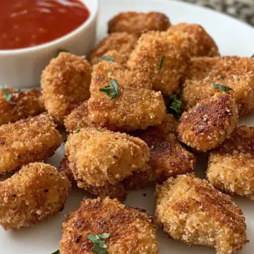 easy baked chicken nuggets made with canned chicken taken with iphone 15 pro max --iw 2 --ar 4:5 --v 6.1 --raw
