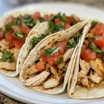 Easy Chicken Tacos taken with iphone 15 pro max --iw 2 --ar 4:5 --v 6.1 --raw