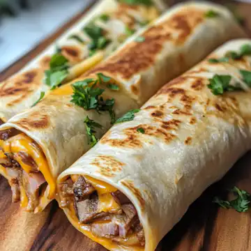 easy french dip tortilla rollups taken with iphone 15 pro max --iw 2 --ar 4:5 --v 6.1 --raw
