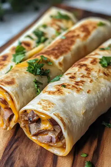 easy french dip tortilla rollups taken with iphone 15 pro max --iw 2 --ar 4:5 --v 6.1 --raw