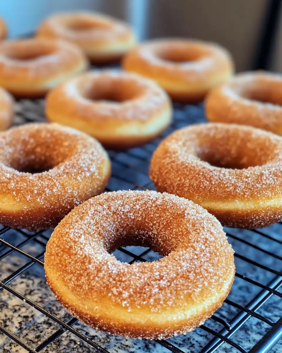 Baked apple cider donuts fresh from pressure cooker