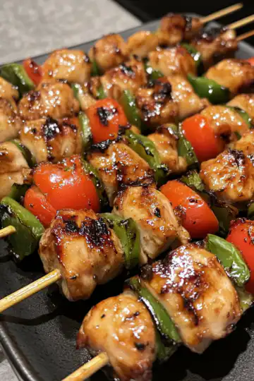 easy japanese chicken yakitori skewers for family dinners taken with iphone 15 pro max --iw 2 --ar 4:5 --v 6.1 --raw
