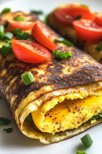 Easy Keto Egg Wraps taken with iphone 15 pro max --iw 2 --ar 4:5 --v 6.1 --raw