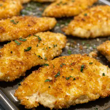 easy oven baked chicken cutlets wellness by kay taken with iphone 15 pro max --iw 2 --ar 4:5 --v 6.1 --raw