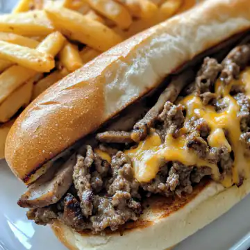easy philly cheesesteaks with ground beef are quick taken with iphone 15 pro max --iw 2 --ar 4:5 --v 6.1 --raw