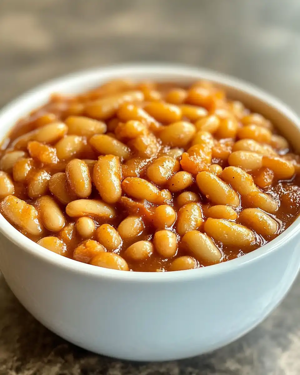 Ingredients for vegan baked beans including spices and beans in bowls