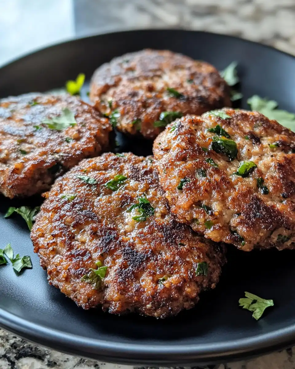 Ingredients for vegan breakfast sausage patties on kitchen counter with spices and tofu