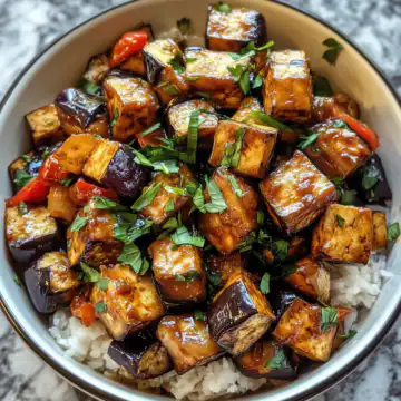 Eggplant And Tofu Recipe taken with iphone 15 pro max --iw 2 --ar 4:5 --v 6.1 --raw