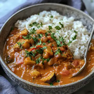 Eggplant Paprikash Recipe taken with iphone 15 pro max --iw 2 --ar 4:5 --v 6.1 --raw