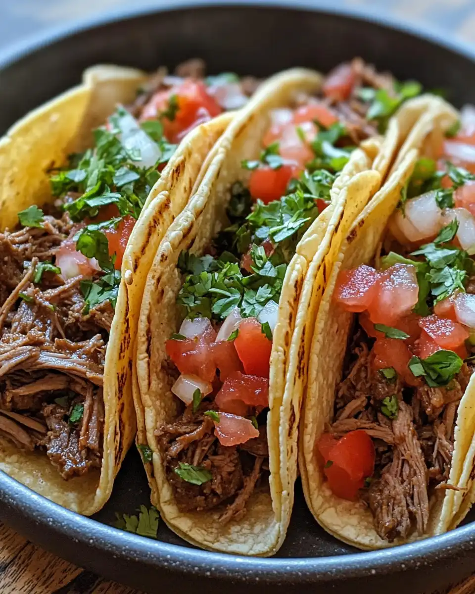 Served birria tacos with melted cheese and fresh lime wedges