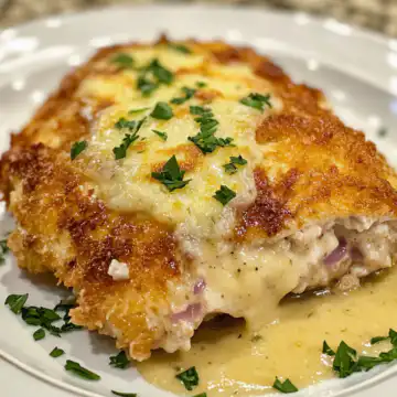 foolproof chicken cordon bleu tastes better from scratch taken with iphone 15 pro max --iw 2 --ar 4:5 --v 6.1 --raw