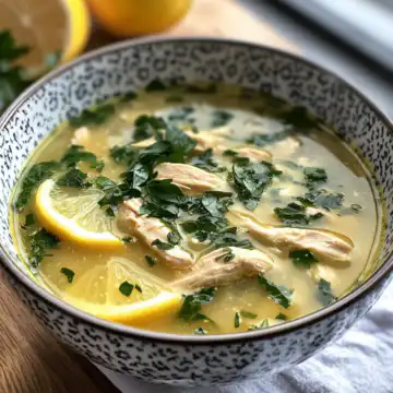 greek lemon chicken soup taken with iphone 15 pro max --iw 2 --ar 4:5 --v 6.1 --raw
