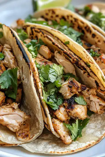 Grilled Chicken Street Tacos taken with iphone 15 pro max --iw 2 --ar 4:5 --v 6.1 --raw