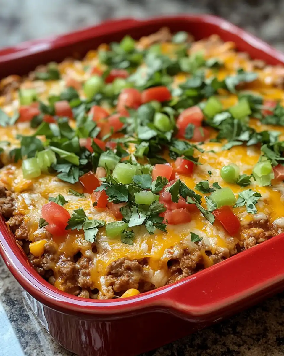 Pressure cooker on stove with taco casserole cooking aroma