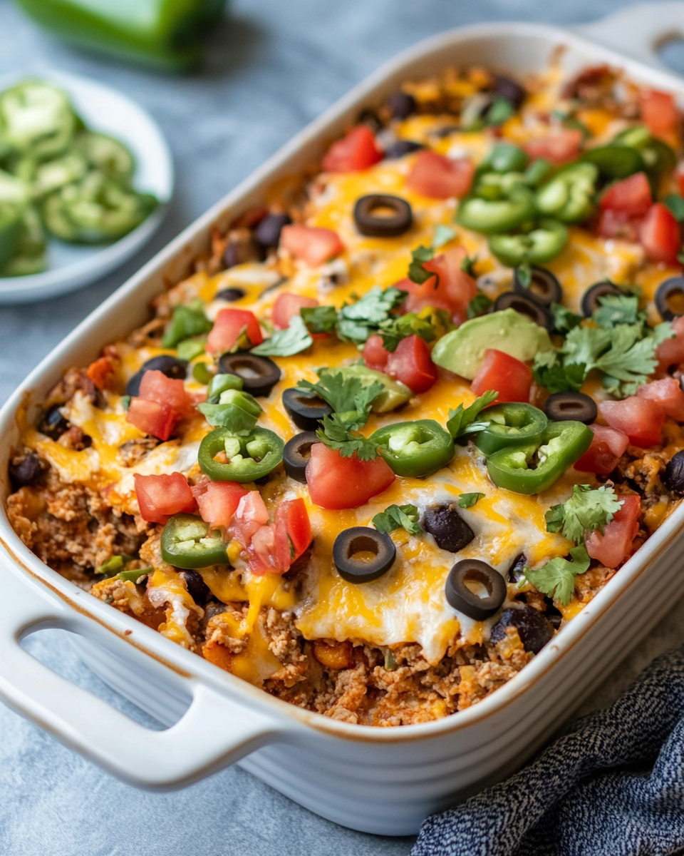 Steam rising as pressure cooker builds heat for taco casserole