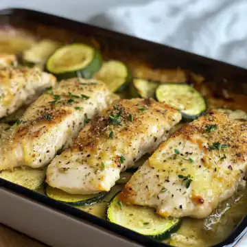 high protein easy chicken zucchini bake recipe 30g protein taken with iphone 15 pro max --iw 2 --ar 4:5 --v 6.1 --raw