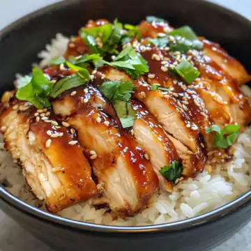 honey bbq chicken rice easy onepan meal taken with iphone 15 pro max --iw 2 --ar 4:5 --v 6.1 --raw