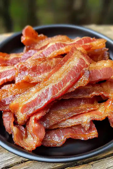 How To Make Delicious Bacon taken with iphone 15 pro max --iw 2 --ar 4:5 --v 6.1 --raw