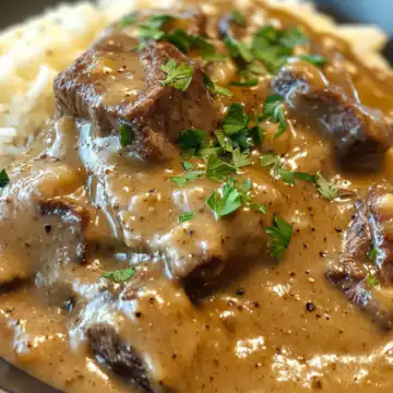 how to make easy crock pot cube steak with gravy best recipe taken with iphone 15 pro max --iw 2 --ar 4:5 --v 6.1 --raw