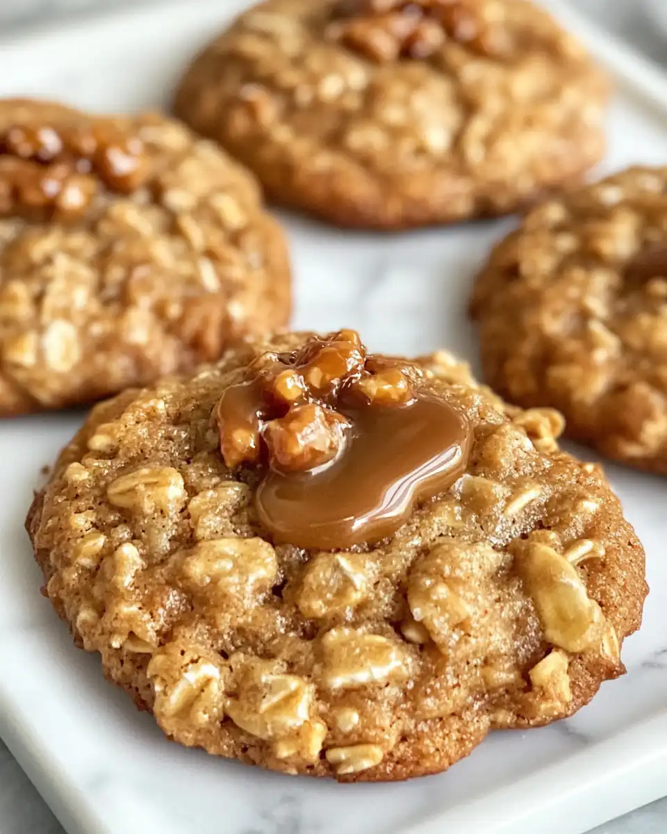 Steam rising from pressure cooker with apple cider oatmeal cookies nearby