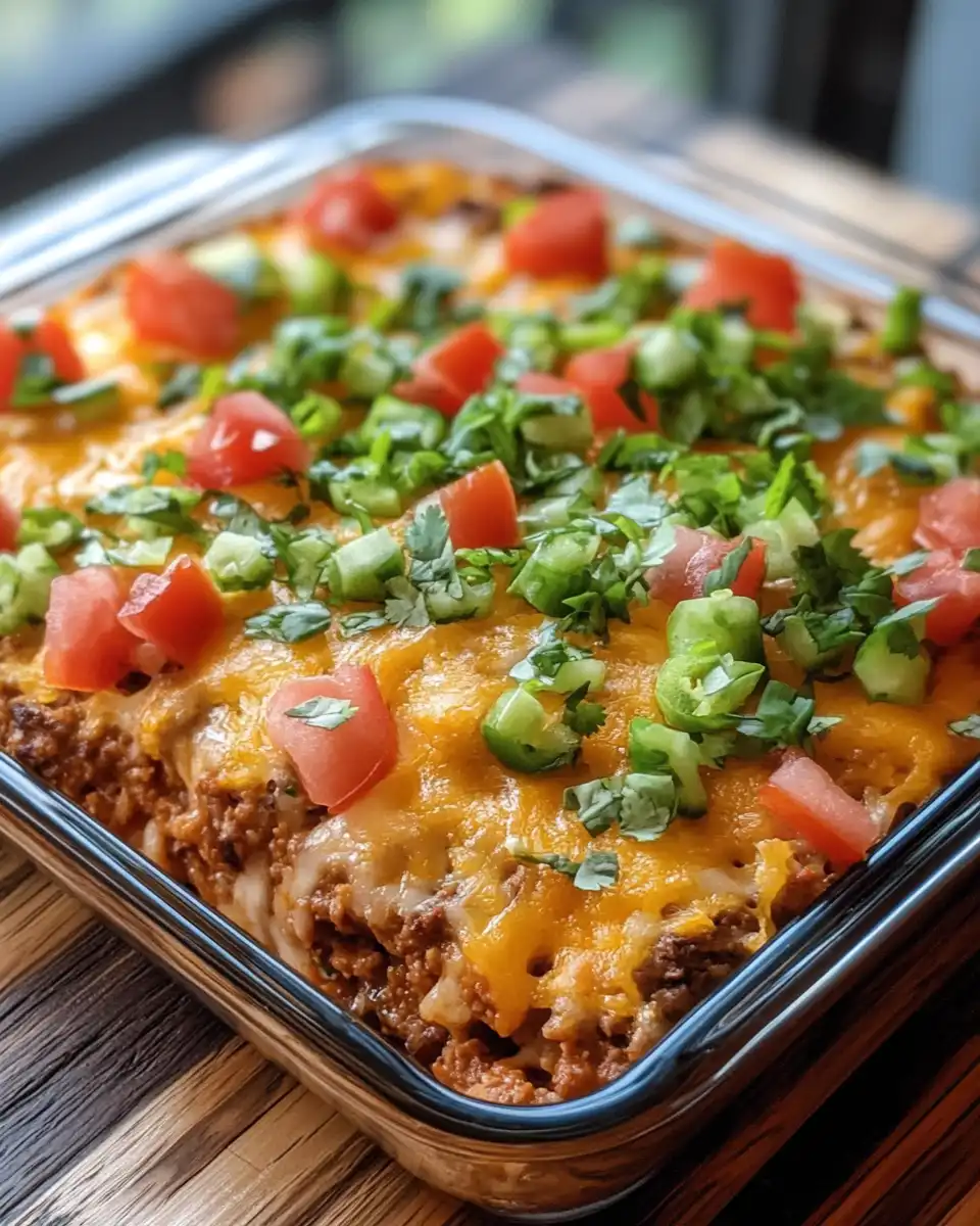 Pressure cooker keto taco casserole bubbling inside